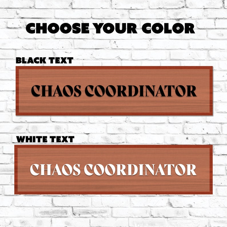 Desk Name Plate Office Name Plate Funny Office Name Plate Etsy