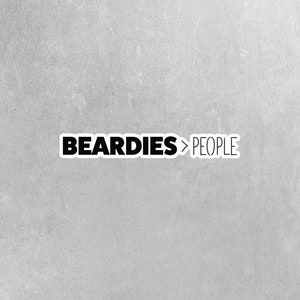 Bearded Dragon Sticker - Beardies Decal - Beardies &gt; People