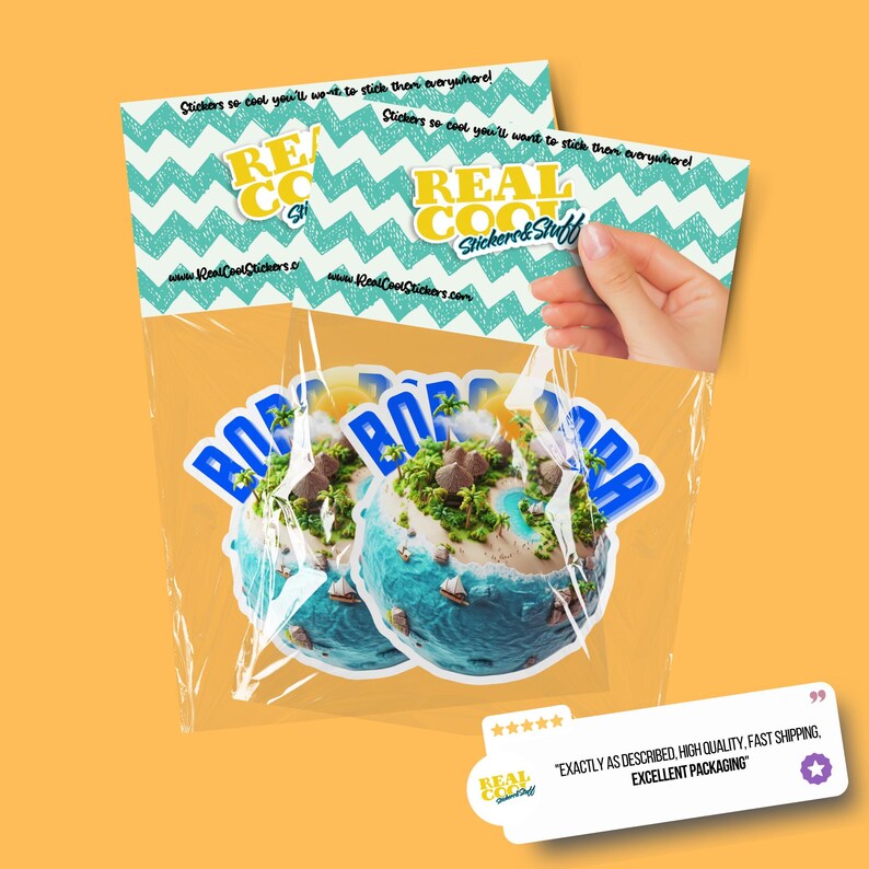 Bora Bora Sticker | Tropical Bora Bora Decal | Bora Bora Souvenir - Etsy