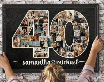 40th Anniversary Gifts for Parents, 40 years Wedding Anniversary Gift for Husband, Forty Years of Marriage Gift for Husband, 40th Wedding