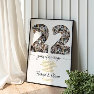 22 anni di matrimonio, 22° anniversario di matrimonio, regalo per marito e moglie, 22° anniversario di matrimonio, regalo per lui e lei, conto alla rovescia per 22 anni in formato svg