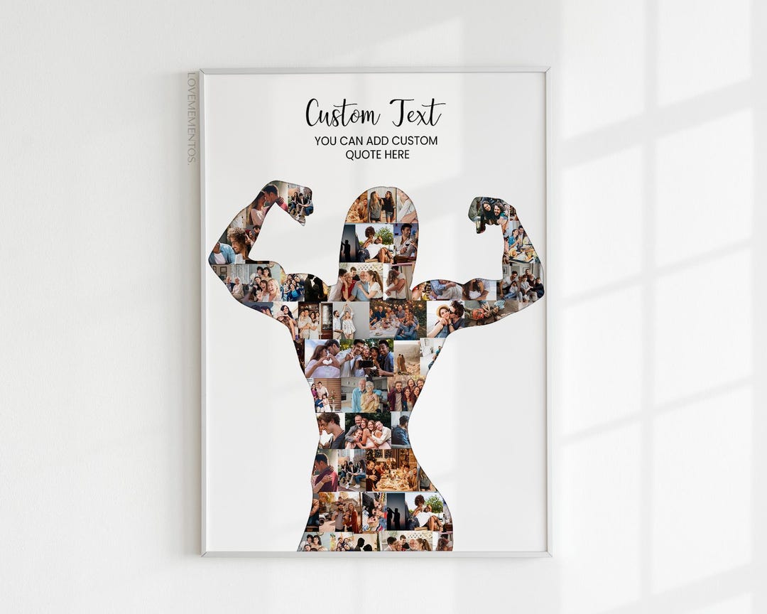 Female Body Builder Gift, Woman Bodybuilder Photo Collage ...
