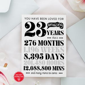 Lustige 23.Geburtstagskarte, 23.Geburtstagskarte, 23.Geburtstagsgeschenk, 23.Geburtstagskarte, 23.Geburtstagskarte, 23.Geburtstagskarte, 23.Geburtstagskarte, 23