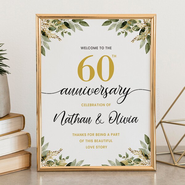Anniversary Sign - Etsy