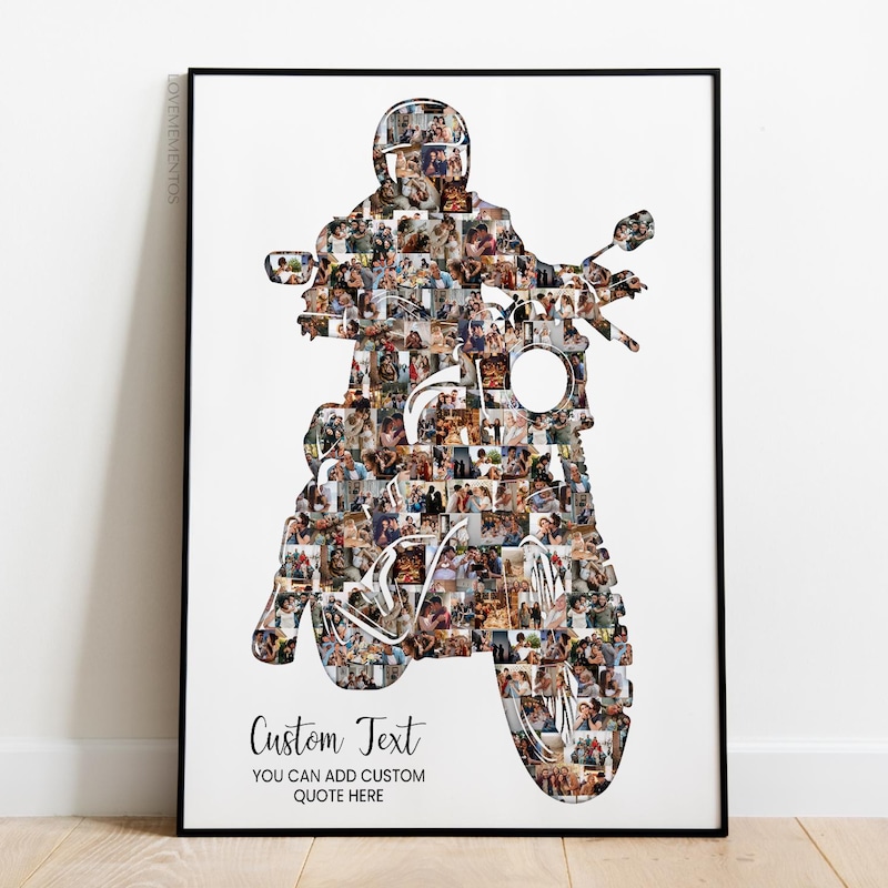 Motorcycle collage - Etsy México