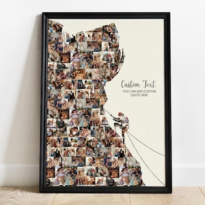 Rock Climbing Gifts, Climbing Gift Women, gifts for rock climbers, mountain climber gift, female climber, Rock Climbing Decor Retirement