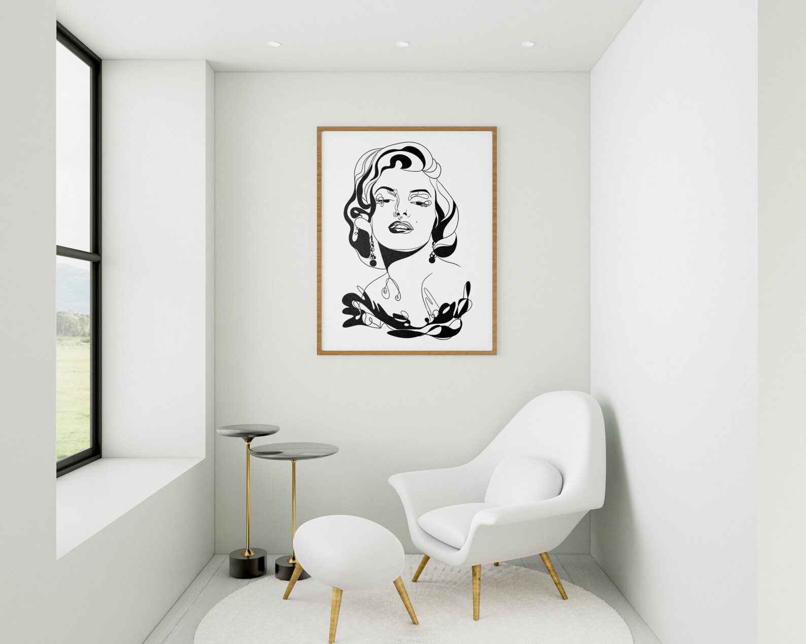 Marilyn Monroe Wall Art Poster Fashion Wall Decor Vogue Wall | Etsy