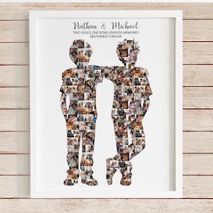 Best friend Gift for Boys, Boys Collage Friendship , Kids Best friends, Printable Best friend Gifts Kids, Best Friend Poster Kids, toddler