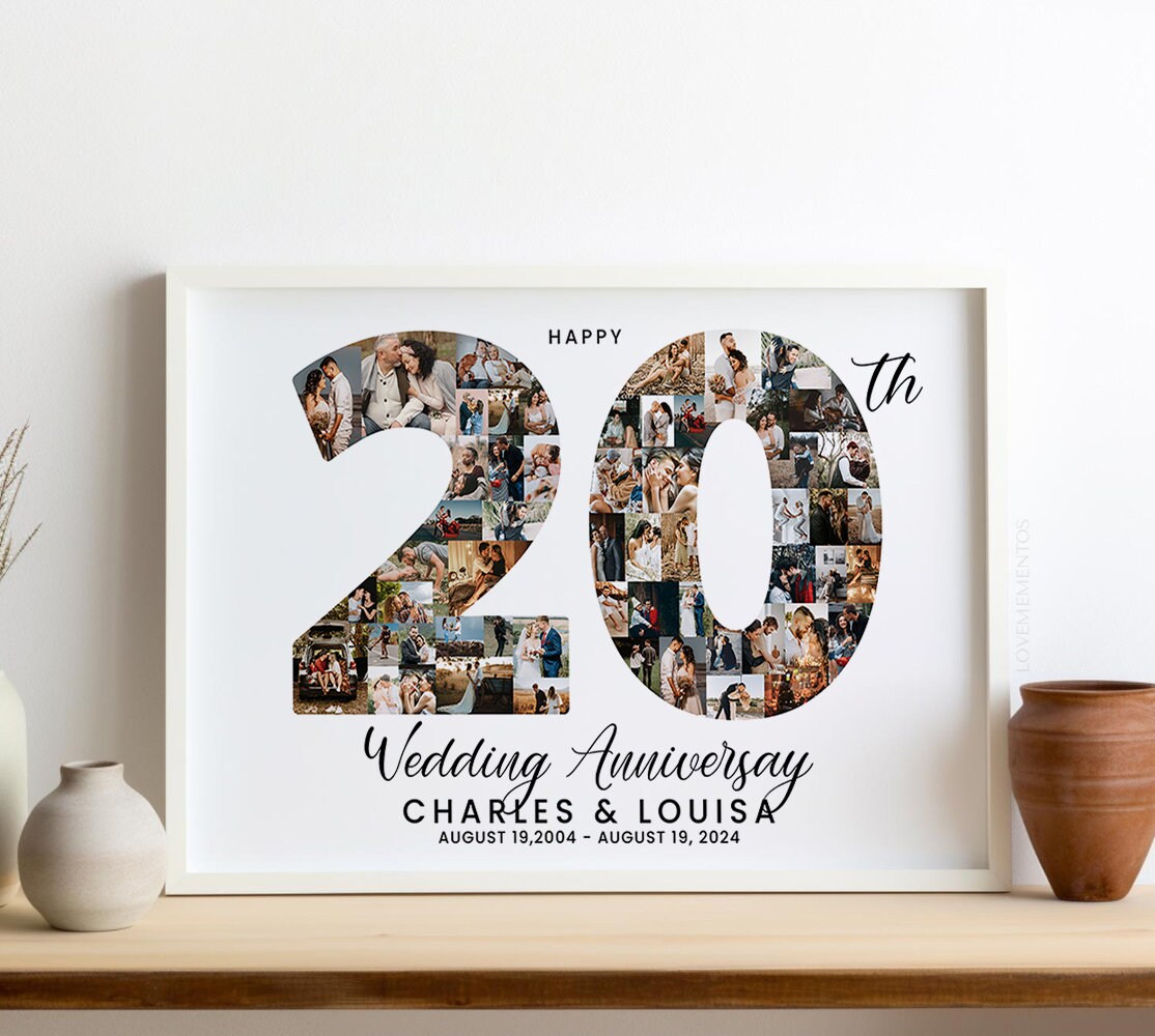 20th Anniversary Gift for Couples, 20th Anniversary Gift for Mom