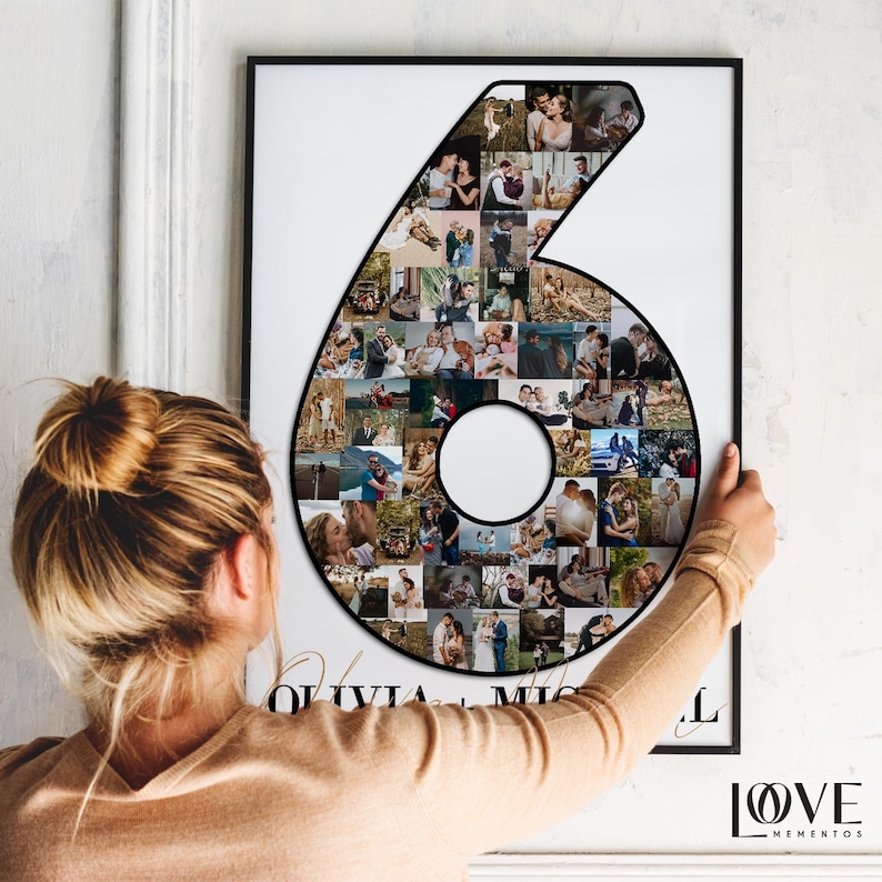 Personalized 6 Months Dating Anniversary Gift for Boyfriend, 6th Month ...