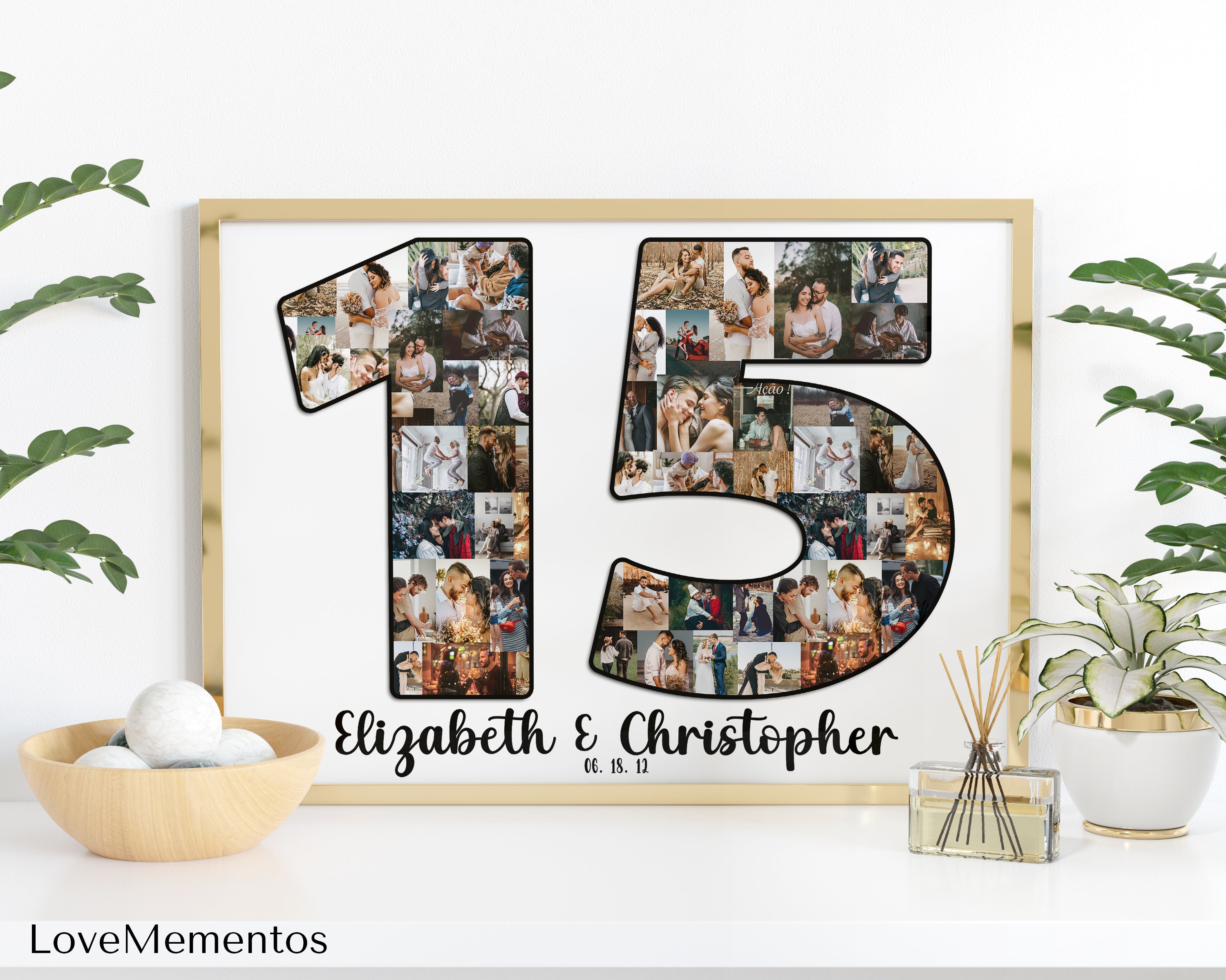 15. Hochzeitstag Geschenke für Frau 15 Jahre Jubiläum für Etsy