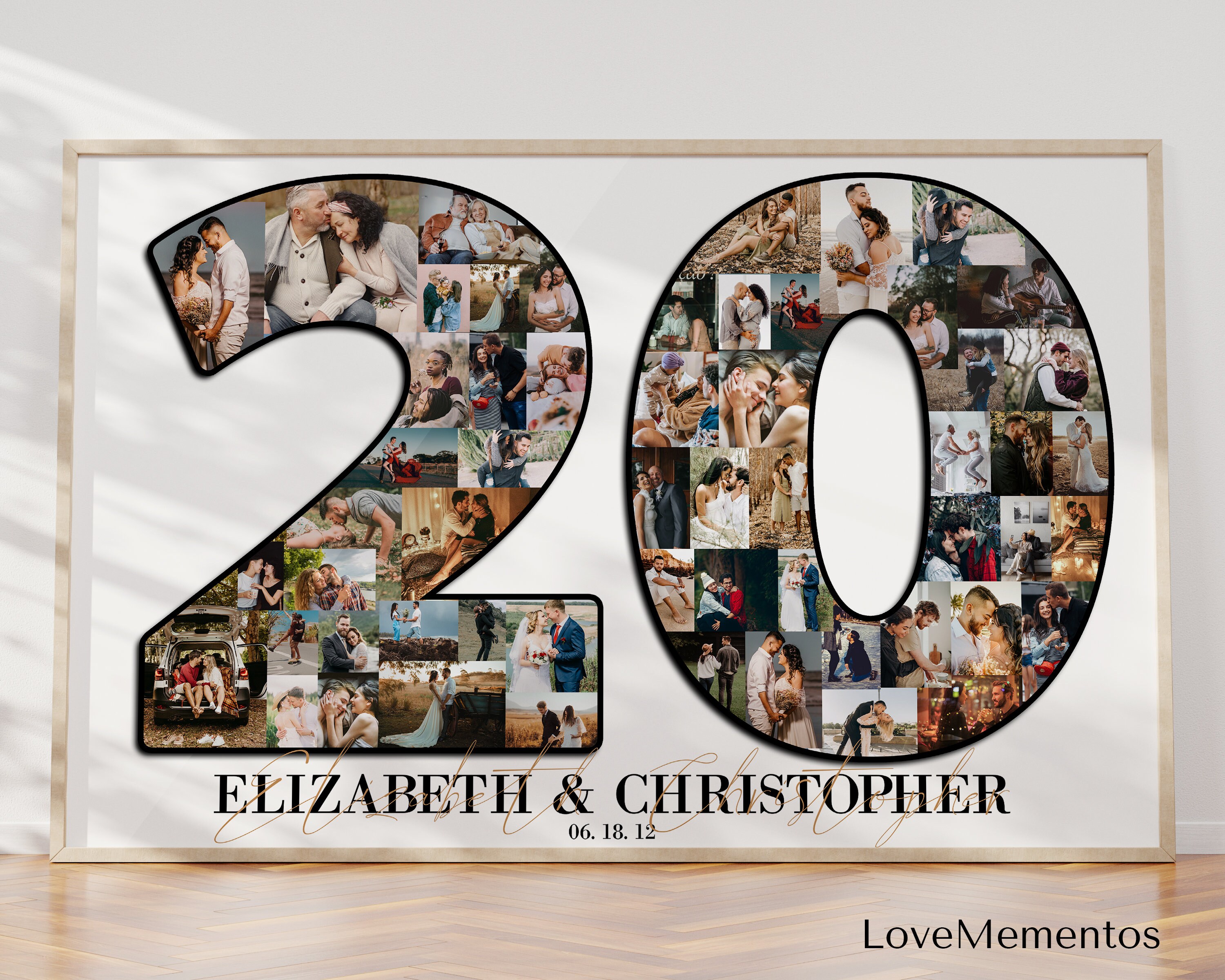 20th anniversary gifts for husband 20 year anniversary gift | Etsy