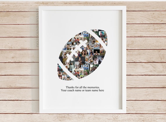 Football Team Players Gifts, American Football Coach Gift, Football Photo Collage, Football Mom, Football Girlfriend, Football Ornament