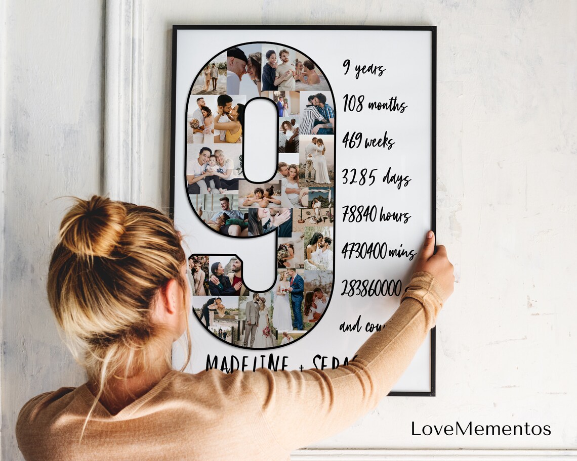 9th Anniversary Gift For Him
 9th Wedding Anniversary Gift for Him Marriage 9 Years Etsy UK