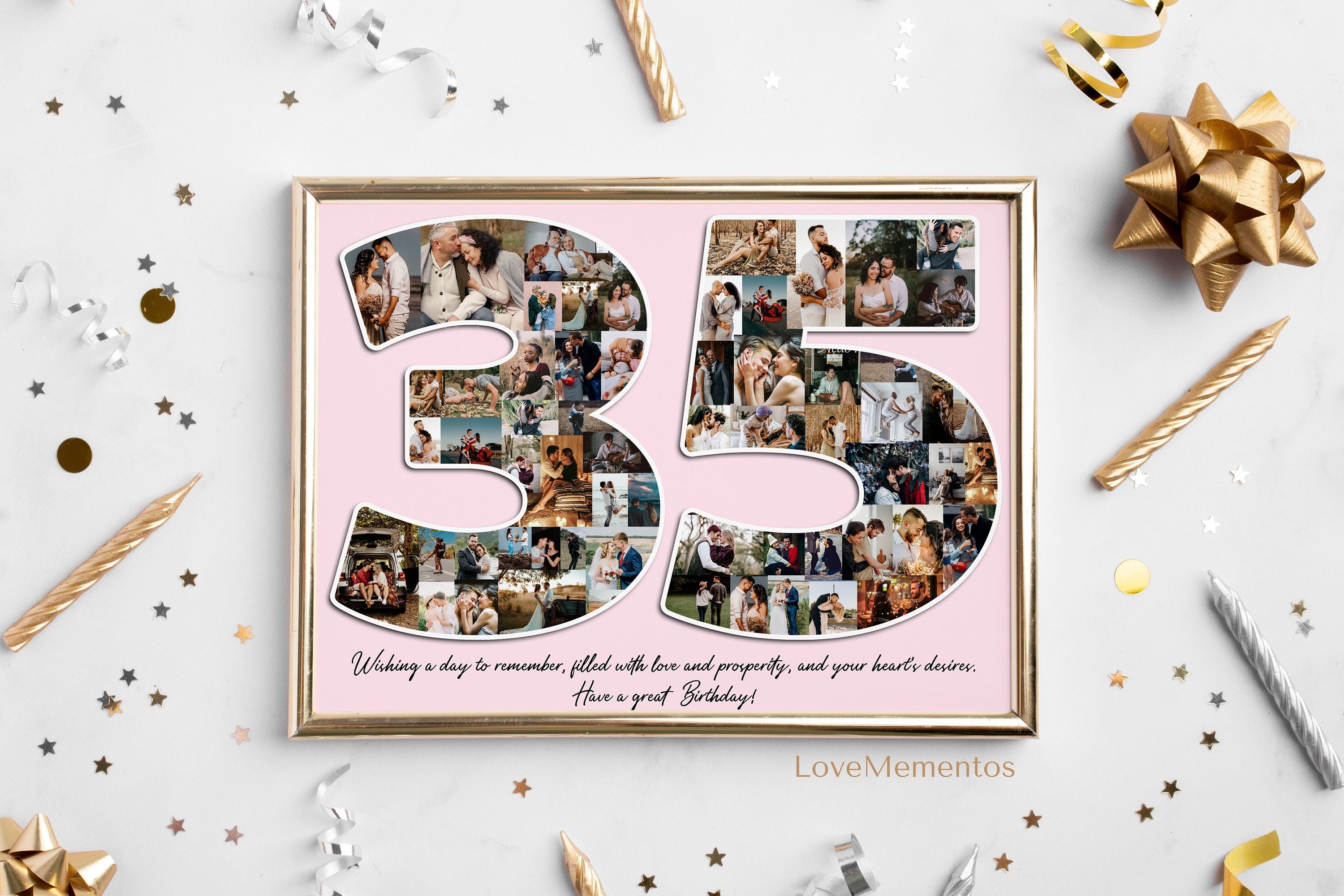35th Birthday Gift for Her Women 35 Years Old Gift for Him - Etsy