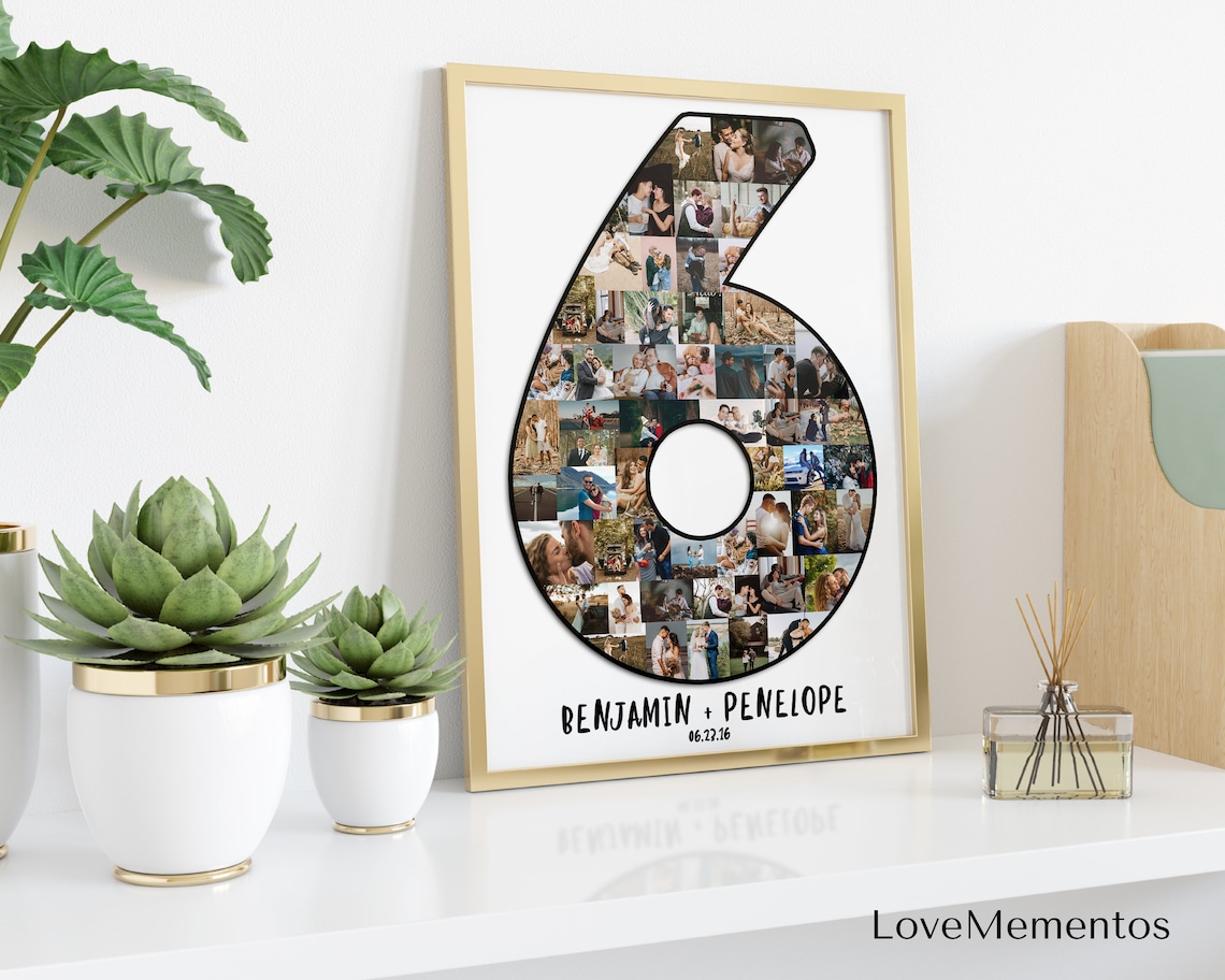 6 year anniversary gift for him 6th wedding anniversary gift Etsy