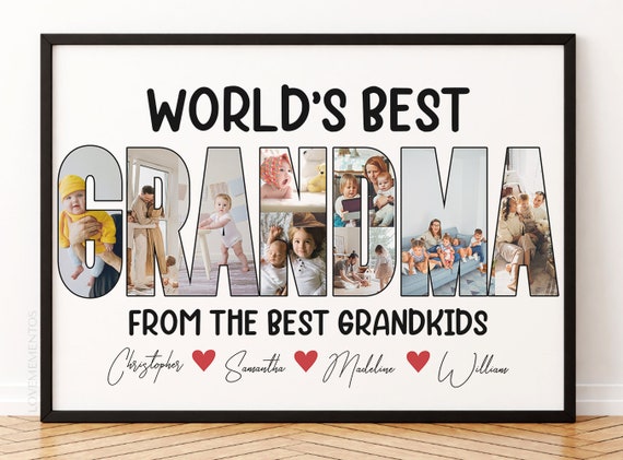 Gifts for Grandma, Grandma Birthday Gifts from Grandchildren, Best Grandma  Ever