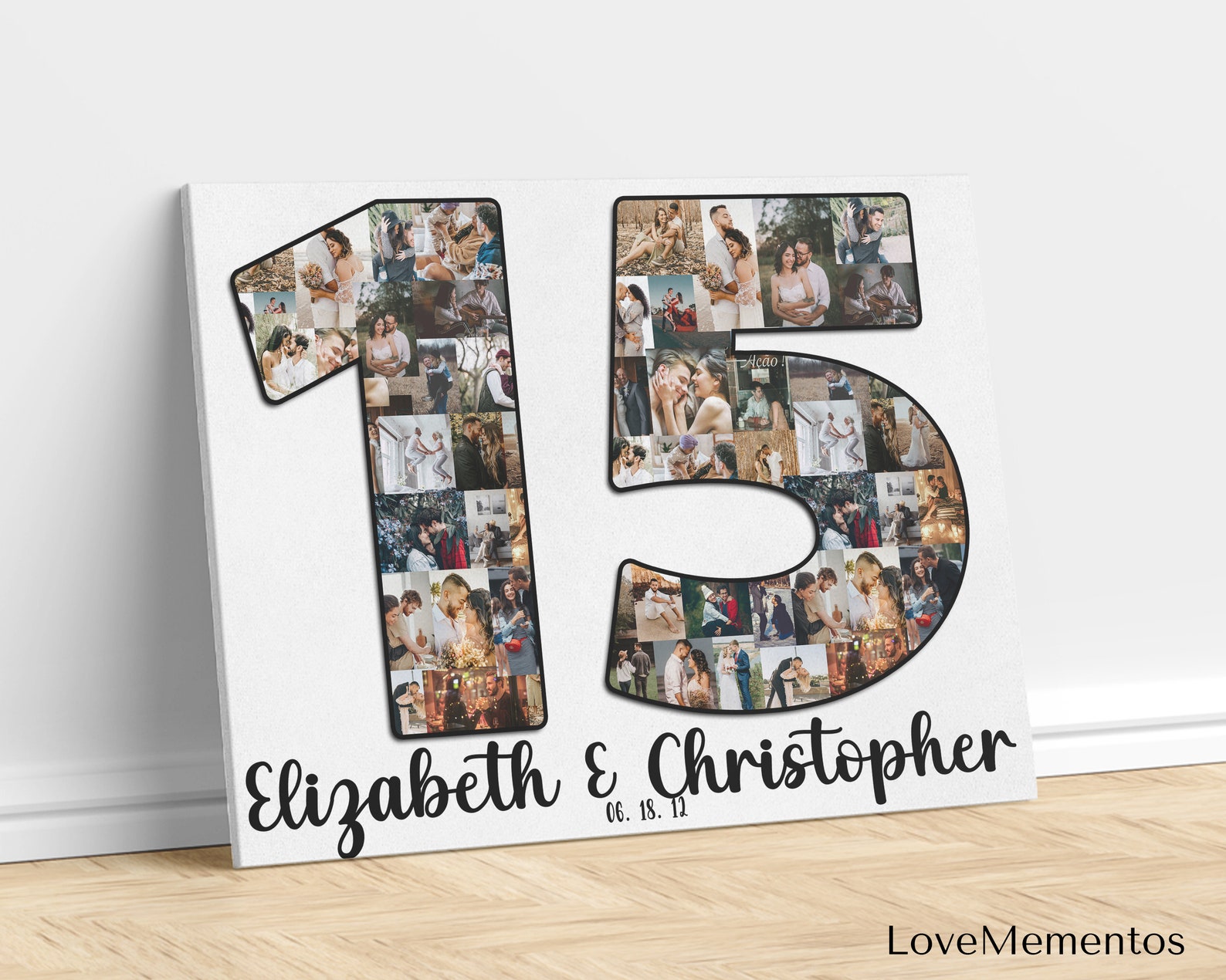 Geschenk Zum 15 Hochzeitstag Für Mann 15. Hochzeitstag Geschenke für Frau 15 Jahre Jubiläum für | Etsy