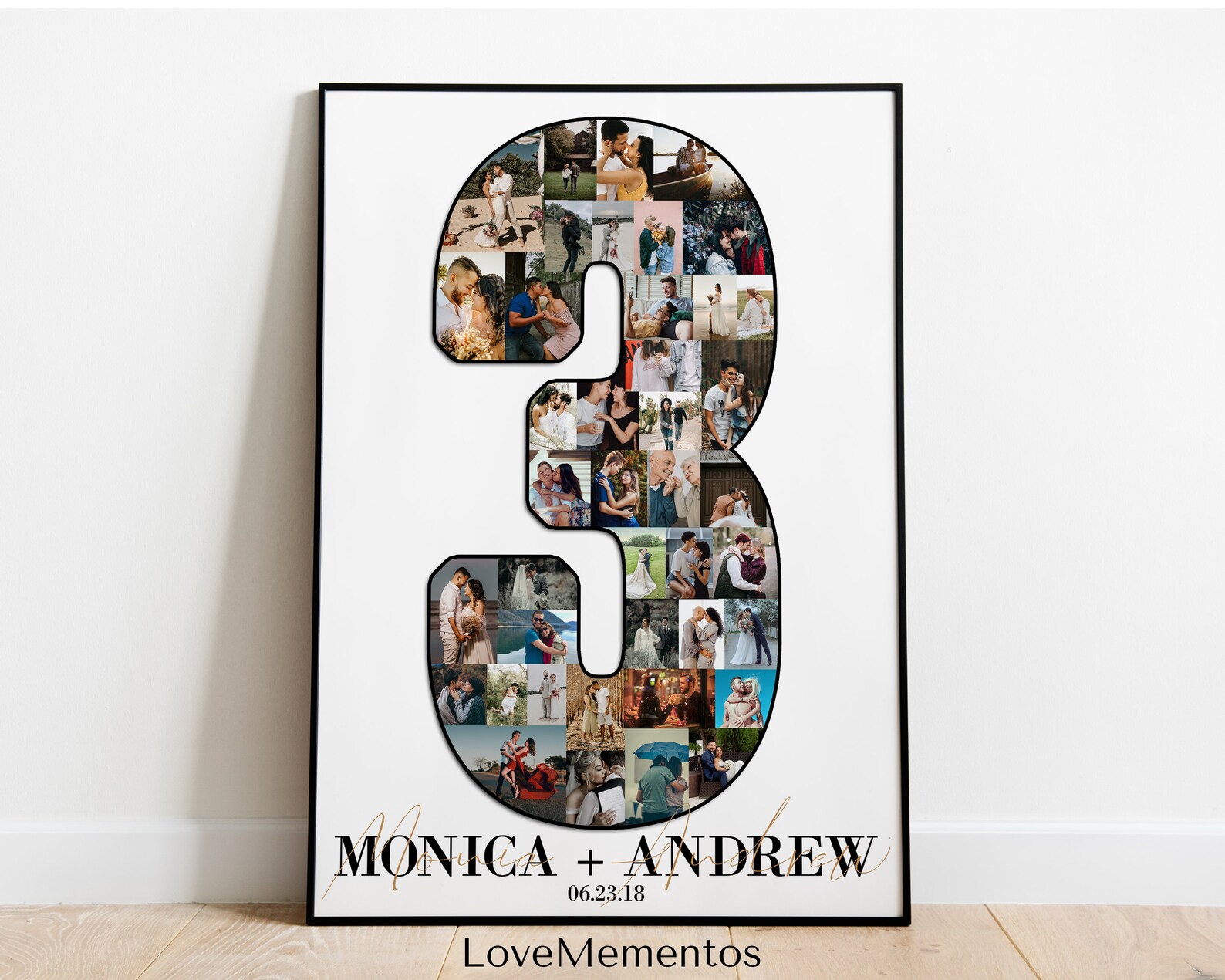 3 years Anniversary Gift for Him 3rd Wedding Anniversary Gift Etsy