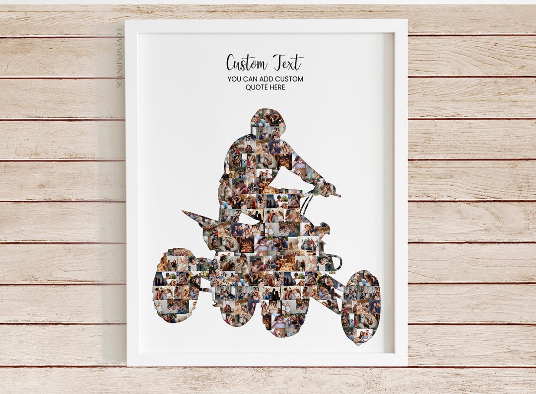 Atv Photo Collage, ATV Gifts, Outdoor Dirt Bike, Printable ATV Png Svg ...