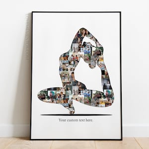 Yoga Yogi Geschenk, Yoga Lehrer Geschenk, Yoga Lehrer Geburtstagskarte, Foto Collage, Yoga Mama, Yoga Liebhaber, Meditation Yoga Foto Geschenk