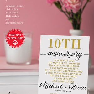 10th anniversary gift for her