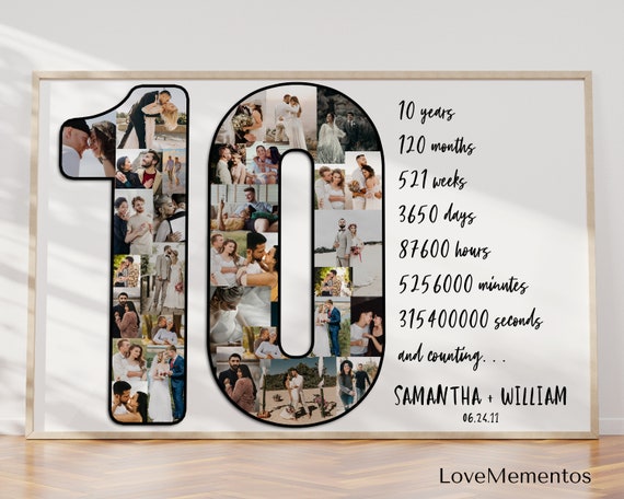 10 Year Anniversary Gifts Australia 10 Year Anniversary Gift for Husband 10th Wedding Anniversary - Etsy Australia