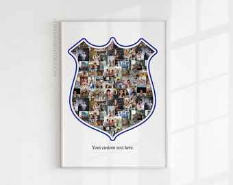 Law Enforcement Gifts, Police officer gifts, Police retirement, Birthday Gift for Policeman Husband Boyfriend, Female Cop Gift, Police Photo