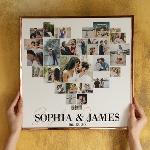 30 Photos, 6th Month Anniversary Gift for Boyfriend, Personalized