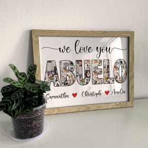 Cadeau de Saint-Valentin pour Abuelo de petits-enfants, cadeau de Saint-Valentin Abuelo de petits-enfants, carte de Saint-Valentin pour Abuelo, Happy Valentines Abuelo