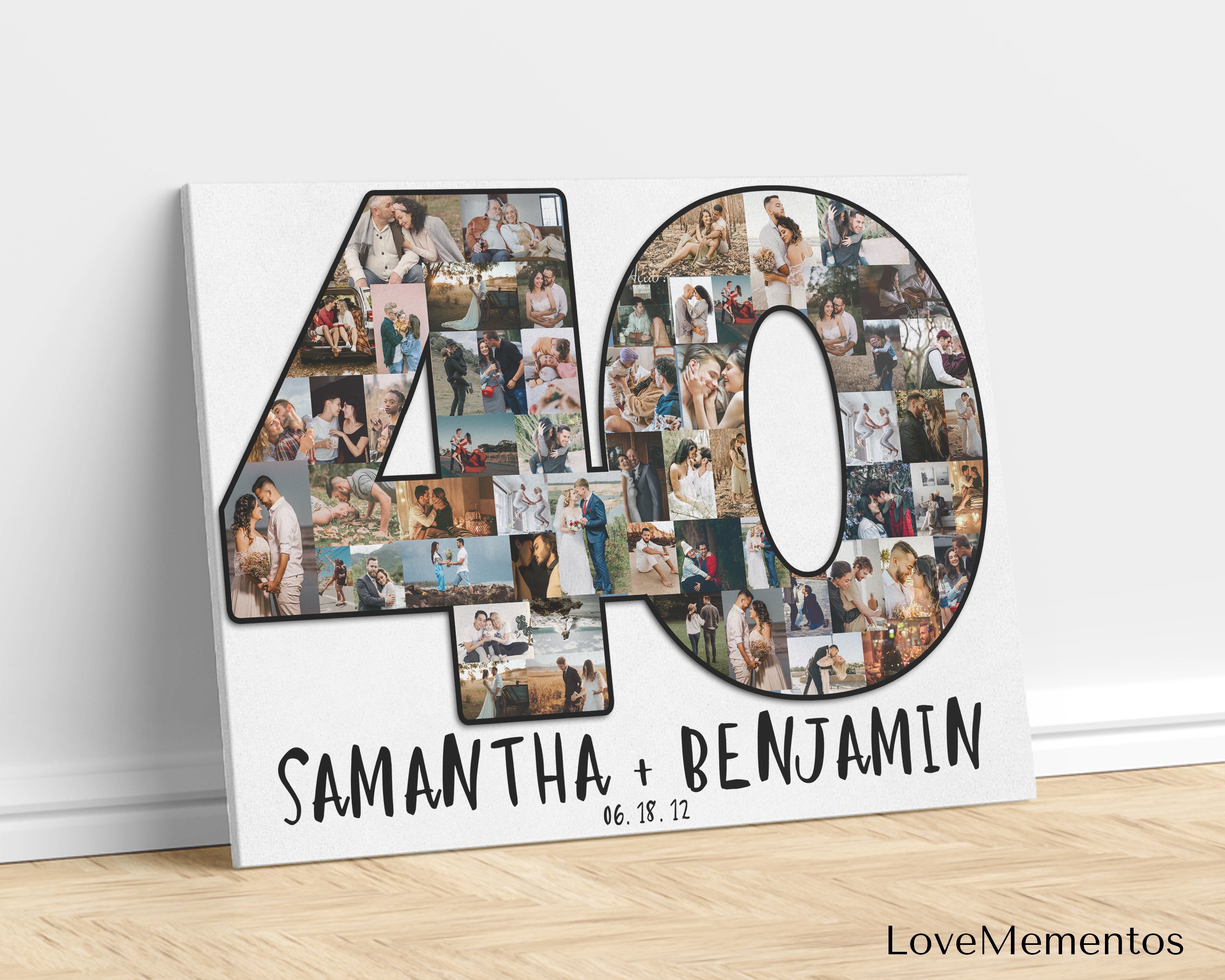 40th Anniversary Gifts for Parents 40 years Wedding Etsy