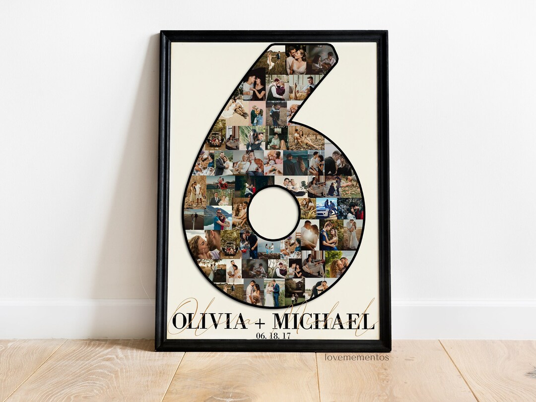 Personalized 6 Months Dating Anniversary Gift for Boyfriend, 6th Month ...