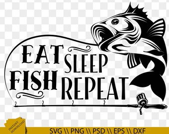 Download Cricut D227 Eat Sleep Fish Svg Lake Svg File For Silhouette Cameo Fishing Cut File Svg Cut File Clip Art Art Collectibles Kromasol Com