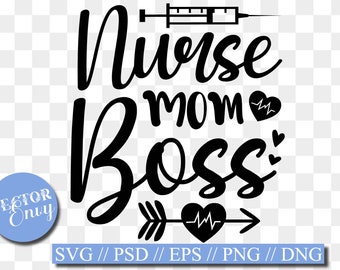 Download Nurse Mom Boss Etsy