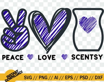 Free Free 148 Peace Love Scentsy Svg SVG PNG EPS DXF File