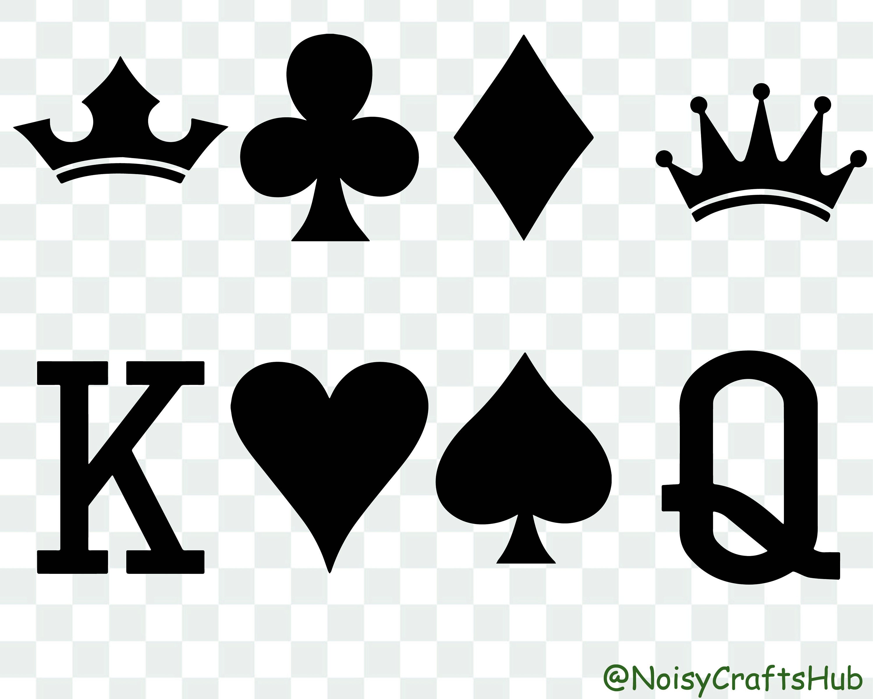King playing card svg