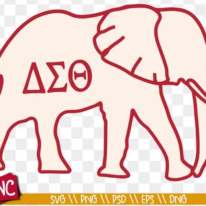 Free Free 158 Elephant Svg Delta Sigma Theta SVG PNG EPS DXF File