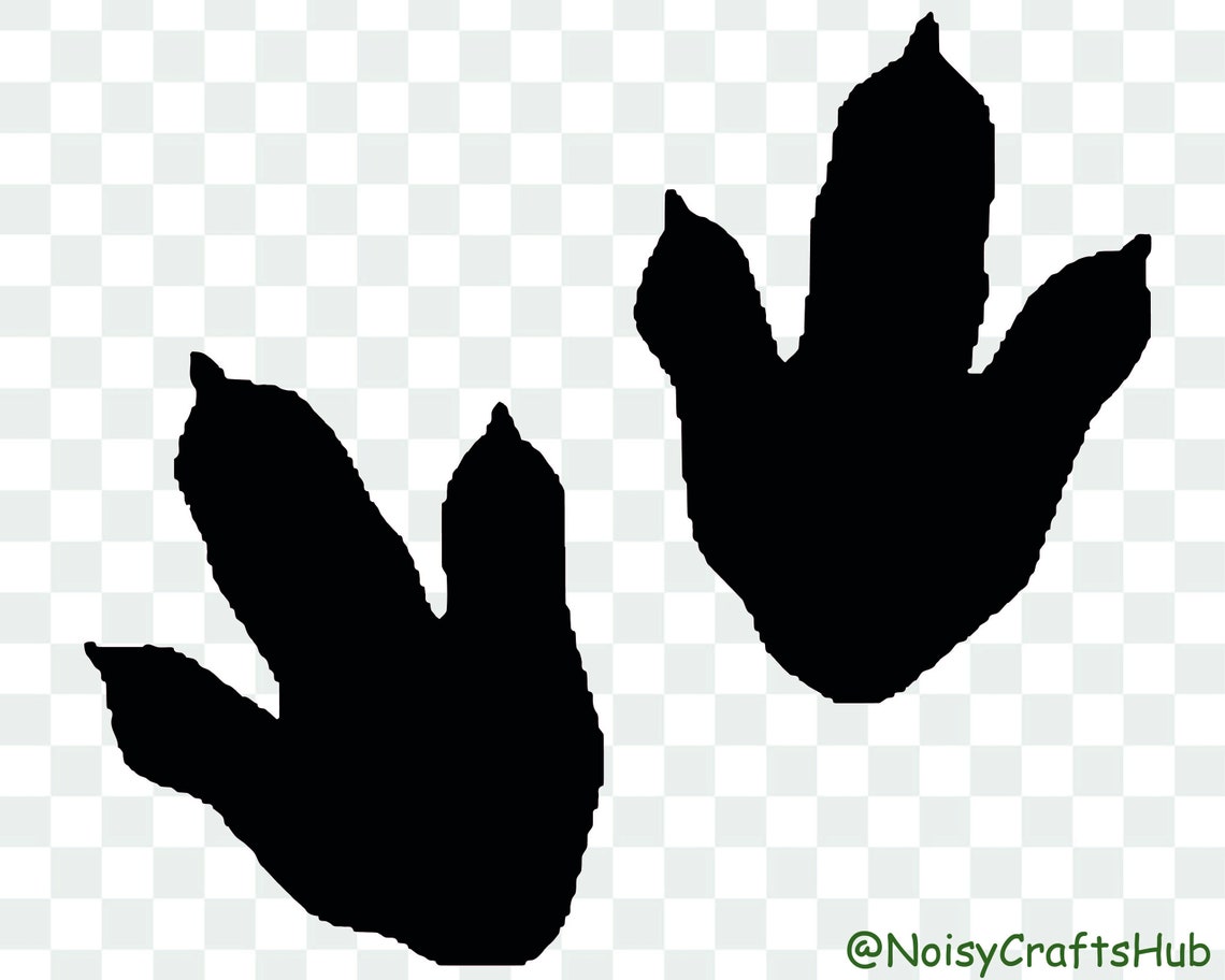T-rex Foot Prints Svg Dinosaur svg AI EPS dxf jpg pdf | Etsy