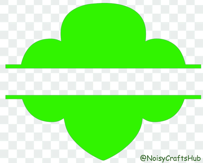 Split Trefoil svg Girl Scout Svg File Instant Download Etsy