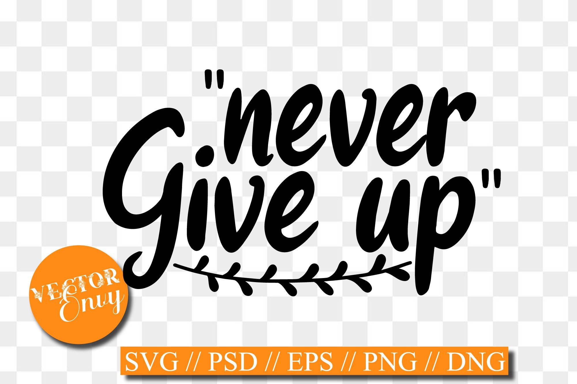 Never Give Up Svg Workout Quotes svg Motivational Gym | Etsy