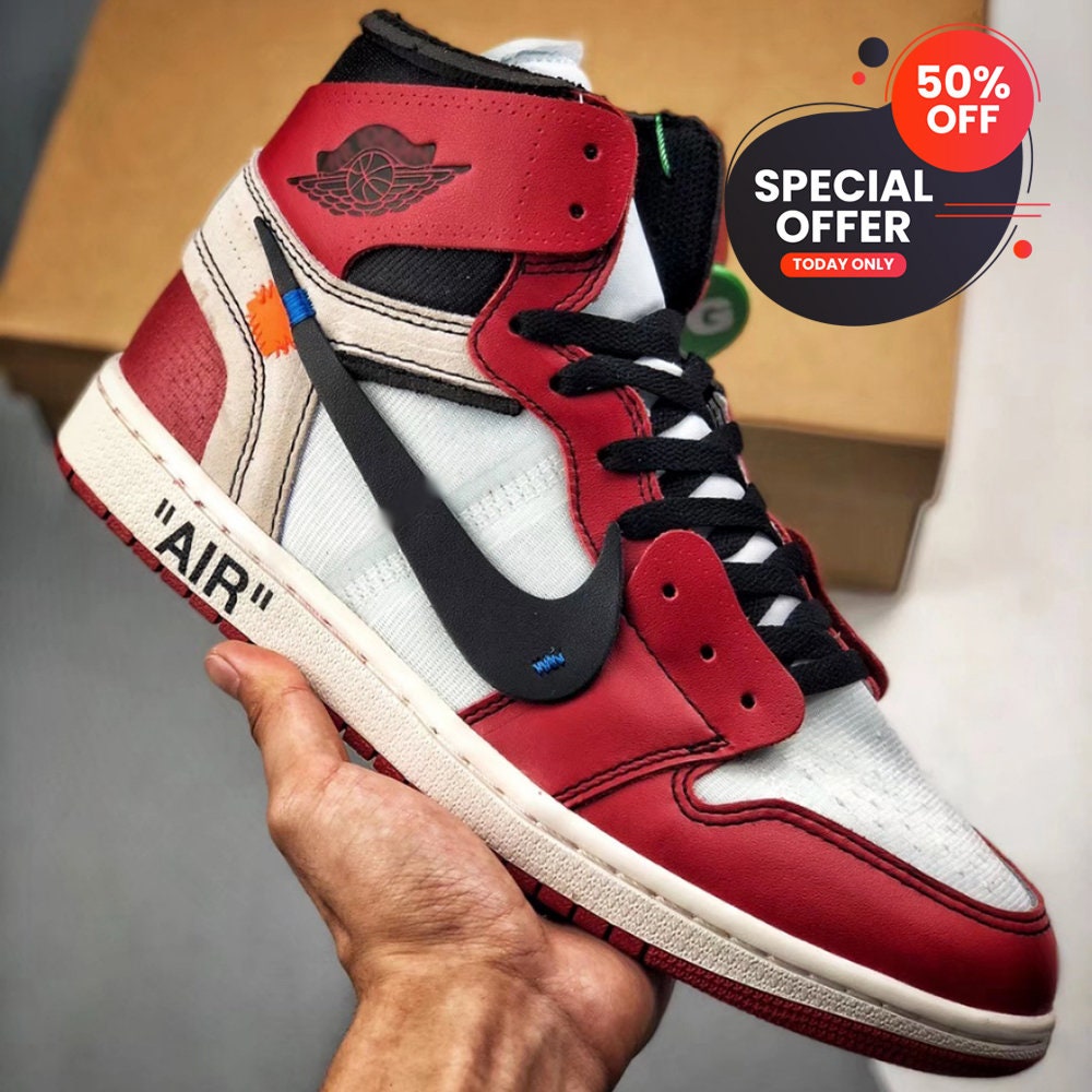AJ1 Chicago Off white Shoes Gift for Men and Women on New Year and
