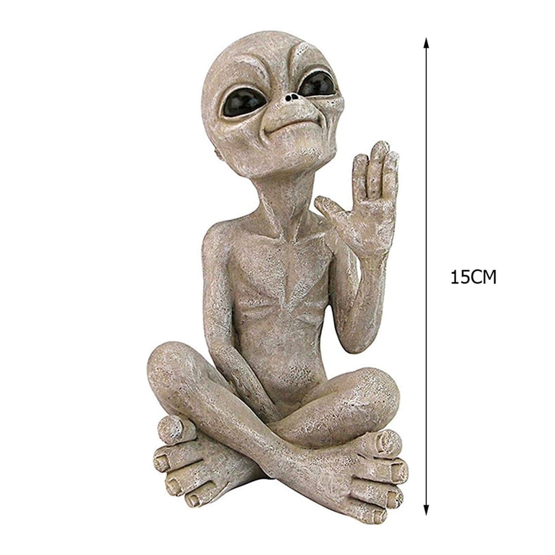 Hot Resin Outer Space Alien Statue Home Crafts Outdoor Garden Etsy