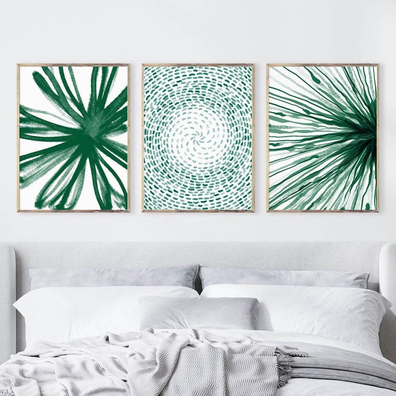 Green Wall Art - Etsy