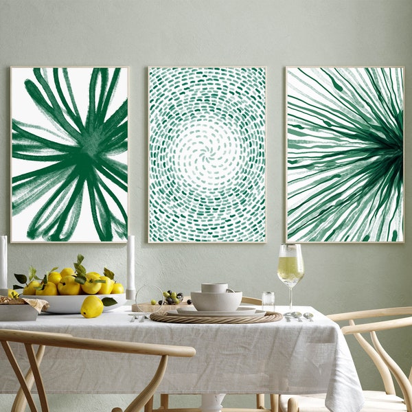 Emerald Green Wall Art Etsy