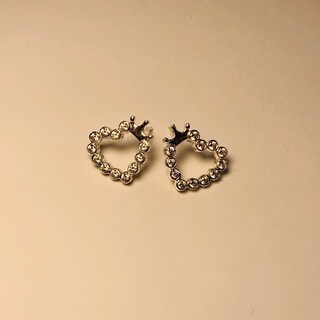 OIDEA Orecchini Donna In Argento 925 Con Zirconi E Perla A Forma Di Cuore - Gioiello Regalo, Significato 'Sei Il Mio Occhio'