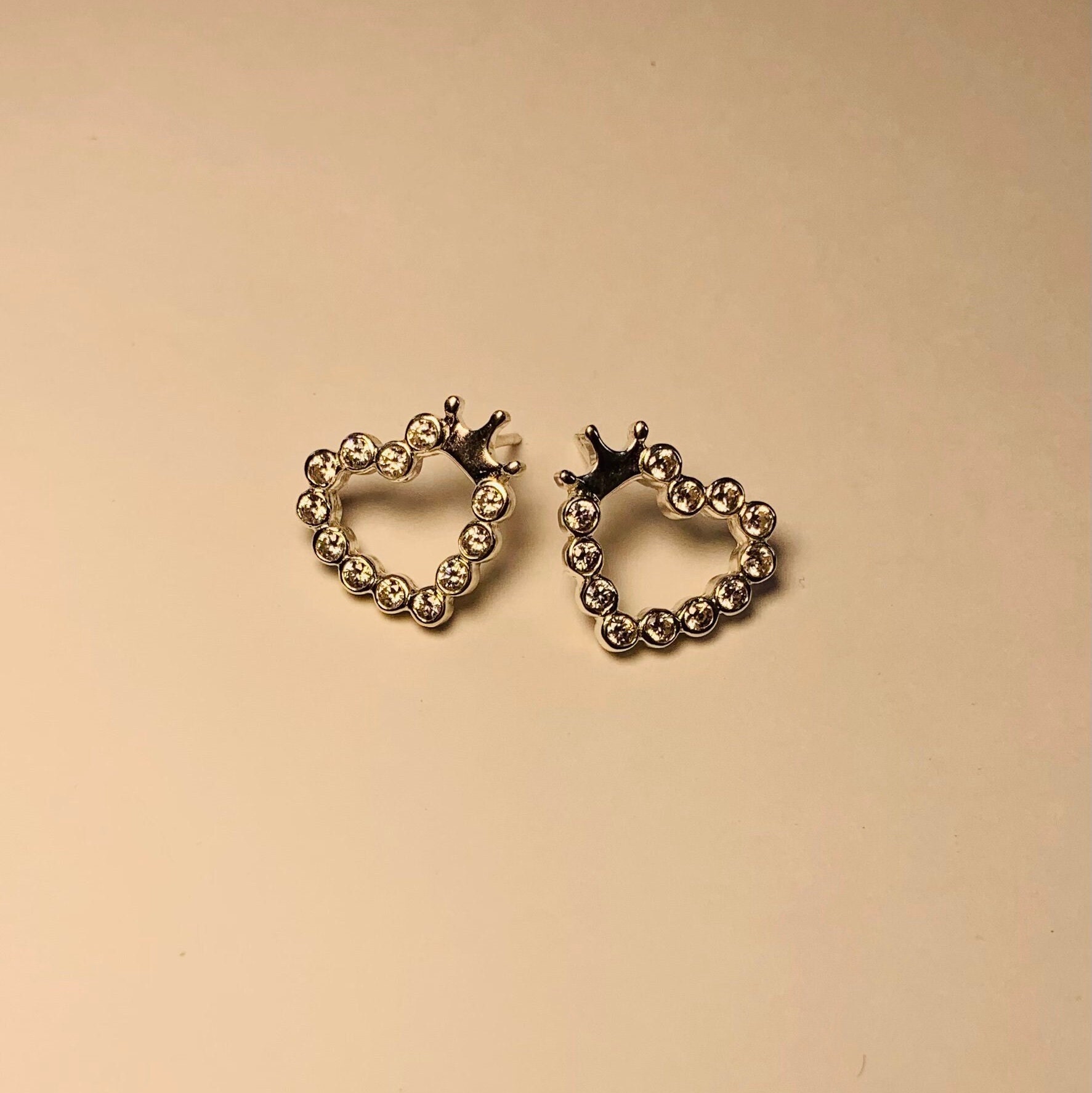 OIDEA Orecchini Donna In Argento 925 Con Zirconi E Perla A Forma Di Cuore - Gioiello Regalo, Significato 'Sei Il Mio Occhio'