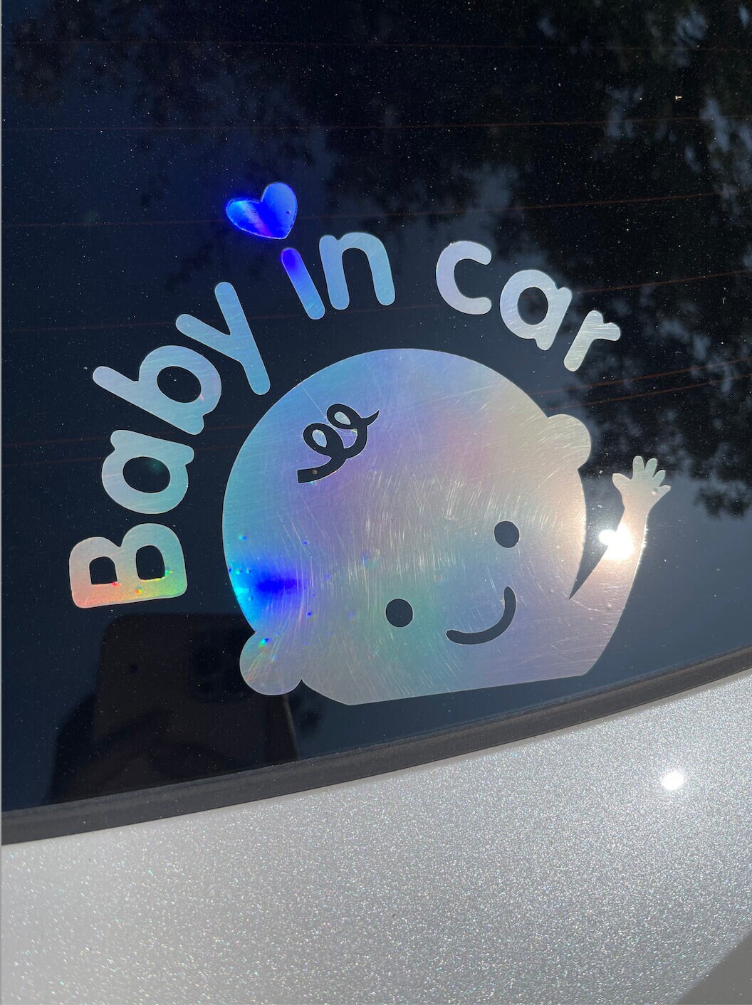 Baby in Car Sticker, Decal, Car Decals, Personalized Gifts, Custom ...