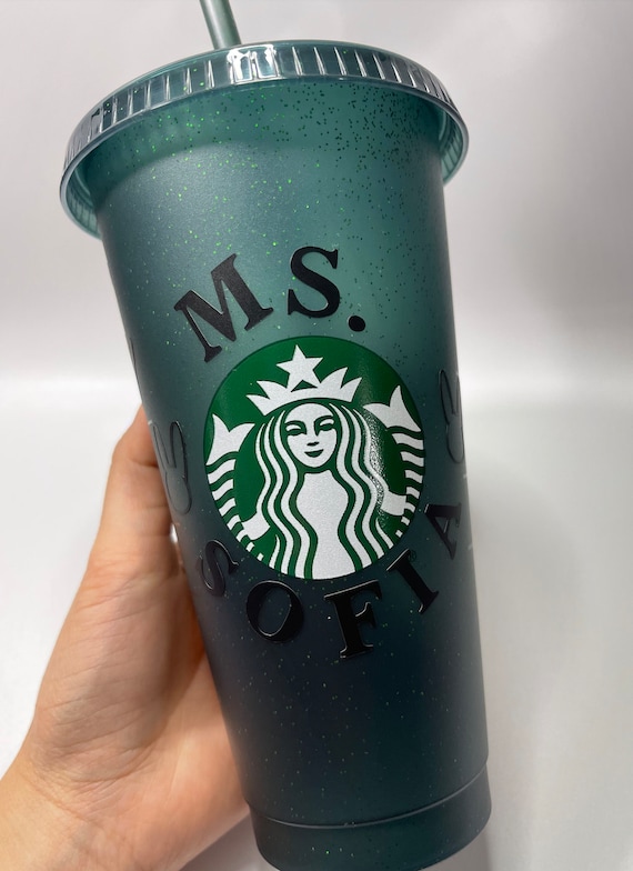 DIY Starbucks Logo Wrap, NAME Only, Personalized Gift, Tumbler
