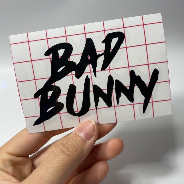 BUY 1 GET 1 FREE Bad Bunny iPhone case stickers, Gifts, Decal, Vinyl, Free Gifts, Car Decals, Notebooks, Decoration, Gifts