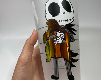 Jack Halloween 24 oz Reusable Cup ,Pretty Inspired Gifts, Personalized Gifts, Starbucks Cup ,Free Gift With Purchase